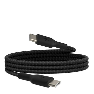 Belkin BoostCharge Braided USB-C to USB-C Cable 0.15M- White